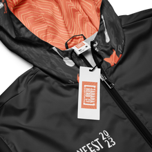 Load image into Gallery viewer, Salmonfest 2023 Eclipse Grey windbreaker