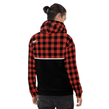 Load image into Gallery viewer, Buffalo Plaid Hoodie - Red