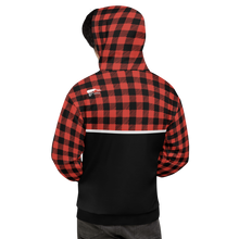 Load image into Gallery viewer, Buffalo Plaid Hoodie - Red