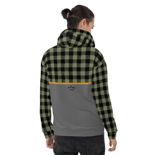 Load image into Gallery viewer, Green Buffalo Plaid Hoodie - Green