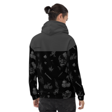Load image into Gallery viewer, Classy Skulls Hoodie - Black