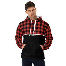 Load image into Gallery viewer, Buffalo Plaid Hoodie - Red
