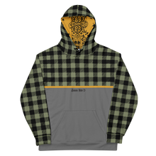 Load image into Gallery viewer, Green Buffalo Plaid Hoodie - Green
