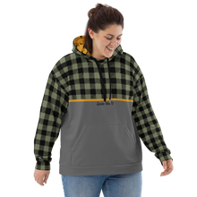 Load image into Gallery viewer, Green Buffalo Plaid Hoodie - Green