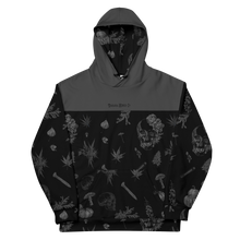 Load image into Gallery viewer, Classy Skulls Hoodie - Black