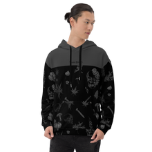 Load image into Gallery viewer, Classy Skulls Hoodie - Black