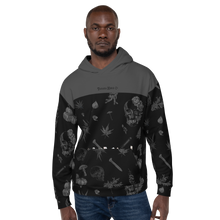 Load image into Gallery viewer, Classy Skulls Hoodie - Black