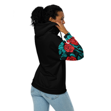 Load image into Gallery viewer, Roses full zip hoodie