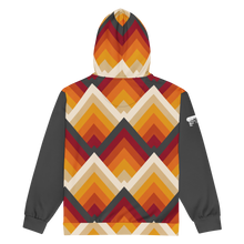 Load image into Gallery viewer, Retro diamonds full zip hoodie
