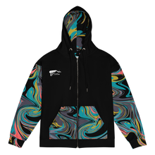 Load image into Gallery viewer, Swirls full zip hoodie