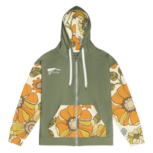 Load image into Gallery viewer, Sunflower full zip hoodie