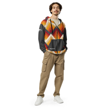 Load image into Gallery viewer, Retro diamonds full zip hoodie