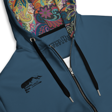 Load image into Gallery viewer, Paisley details full zip hoodie
