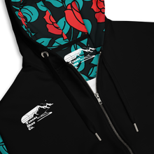 Load image into Gallery viewer, Roses full zip hoodie