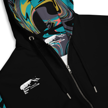Load image into Gallery viewer, Swirls full zip hoodie