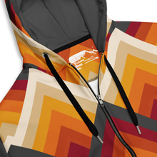 Load image into Gallery viewer, Retro diamonds full zip hoodie