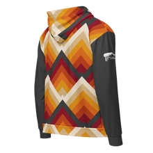 Load image into Gallery viewer, Retro diamonds full zip hoodie