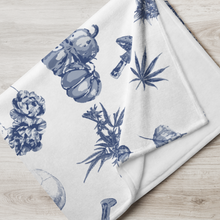 Load image into Gallery viewer, Classy Skulls Throw Blanket