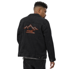 Load image into Gallery viewer, Retro mountain denim jacket