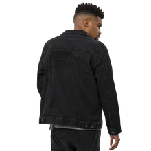 Load image into Gallery viewer, Blackout denim jacket