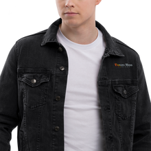 Load image into Gallery viewer, Retro logo embroidered denim jacket