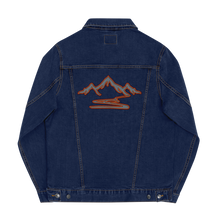 Load image into Gallery viewer, Retro mountain denim jacket