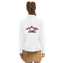Load image into Gallery viewer, Retro mountain denim jacket