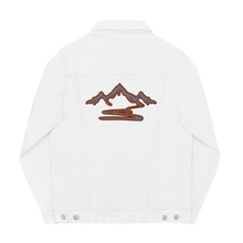 Load image into Gallery viewer, Retro mountain denim jacket