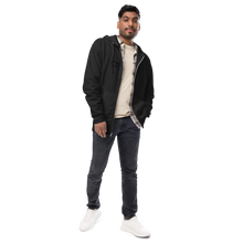 Load image into Gallery viewer, Blackout fleece zip up hoodie