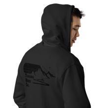 Load image into Gallery viewer, Blackout fleece zip up hoodie