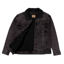 Load image into Gallery viewer, Retro mountain denim sherpa jacket