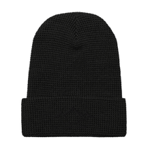 Load image into Gallery viewer, Blackout Waffle beanie