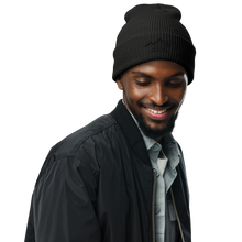 Load image into Gallery viewer, Blackout Waffle beanie