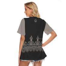 Load image into Gallery viewer, Womens Lace-up Tshirt