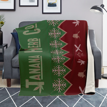 Load image into Gallery viewer, Christmas Sweater Plush Blanket