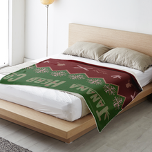 Load image into Gallery viewer, Christmas Sweater Plush Blanket