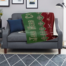 Load image into Gallery viewer, Christmas Sweater Plush Blanket