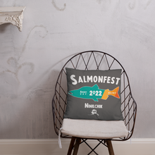 Load image into Gallery viewer, salmonfest retro Pillow