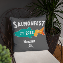 Load image into Gallery viewer, salmonfest retro Pillow
