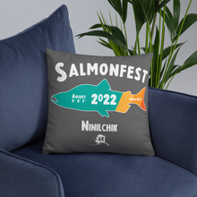 Load image into Gallery viewer, salmonfest retro Pillow