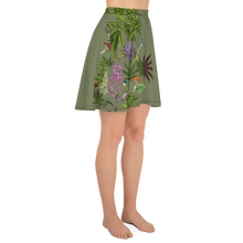 Load image into Gallery viewer, Forest Fun Skater Skirt