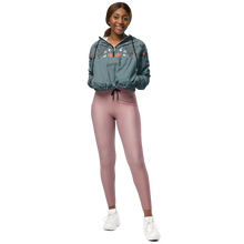 Load image into Gallery viewer, Salmonfest 2023 Women’s cropped windbreaker