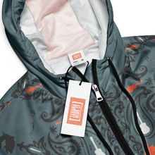 Load image into Gallery viewer, Salmonfest 2023 Women’s cropped windbreaker