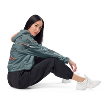 Load image into Gallery viewer, Salmonfest 2023 Women’s cropped windbreaker
