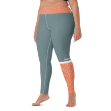 Load image into Gallery viewer, Salmonfest 2023 Gothic Blue Leggings