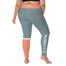Load image into Gallery viewer, Salmonfest 2023 Gothic Blue Leggings