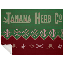 Load image into Gallery viewer, Christmas Sweater Plush Blanket