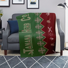 Load image into Gallery viewer, Christmas Sweater Plush Blanket