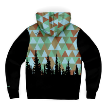 Load image into Gallery viewer, Treeline Triangles Micro-fleece Hoodie