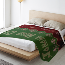 Load image into Gallery viewer, Christmas Sweater Plush Blanket